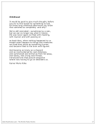 Rainer Maria Rilke Poems
