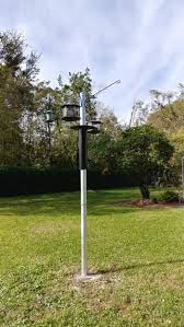 Such poles are dual purpose: Bear Proof Bird Feeder Poles Prevent Bears From Eating Your Seed The Bird Store And More