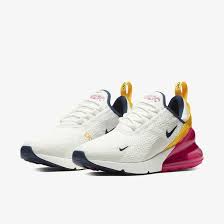 Nike Air Max 270 Ah6789 106 Navy White Yellow Pink New Authentic Womens Shoes Nike Airs This Is A Link To Am Nike Air Max Cute Nike Shoes Nike Shoes Air Max