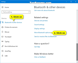 If settings is not displayed, click all apps to display all programs. Turn On Or Off Bluetooth Notification Area Icon In Windows 10 Tutorials