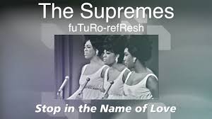 In the name of love. Stop In The Name Of Love