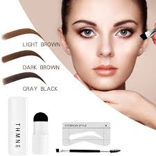 Eyebrow Stamp Stencil Kit Brow Stamp And Shaping Kit One Step Brow Stamp  Kit Waterproof Eyebrow Stamp (Dark Brown) : Amazon.sg: Beauty
