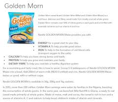 Well, this quiz knows exactly how many hearts you've shattered to date, and before you lie that your result is inaccurate, just remember that. Nestle Golden Morn Cereal 450g X12 Carton Jumia Nigeria