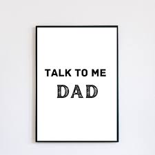 Top Gun Maverick Quote Talk to Me Dad Rooster - Etsy