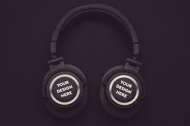 Headphone Mockup 14 Mockup Headphone Presentation Design