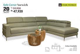Ever popular at better furniture, you can design a rom corner sofa within 10cm increments or add modules to our fama sofas to create a luxurious combination. Teak World Add Some Charm And Drama To The Corners Of Facebook
