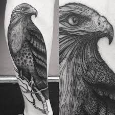 Realistic Bird Of Prey Tattoo Thank You Duell From North Dakota This Is Hope The Hawk I Based The Design On A Real Rescued Red Tailed Hawk Hawk Tattoo Eagle Tattoos Bird Of Prey Tattoo