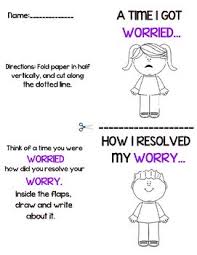 Worry Activity Book Flap Book Book Activities Anger