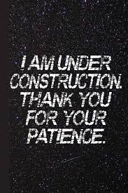I Am Under Construction Thank You For Your Patience Christian Journal With Lined Pages For Journaling Studying Writing Reflection And Prayer Workbook Publishing Scott Jay 9781728785202 Amazon Com Books I would simply like to say thank you for coming. christian journal with lined pages for