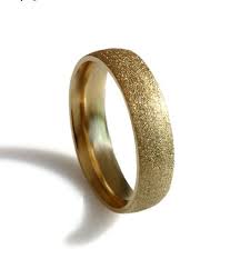 Classic Sand Texture 14k Gold Wedding Band Comfort Fit Man Etsy Mens Gold Wedding Band 14k Gold Wedding Band Rings For Men
