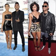 Couples On The Scene Miguel Girlfriend Nazanin Paula Patton And Robin Thicke Amber Rose And Wiz Khalifa X Material Girls Love Her Style Stylish Couple