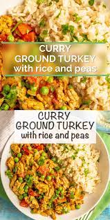 Curry Ground Turkey With Rice And Peas Family Food On The Table Video Recipe Video Ground Turkey Recipes Healthy Ground Turkey Recipes Easy Ground Turkey Recipes