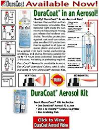 Duracoat Aerosol Kit Metal Collection Colors