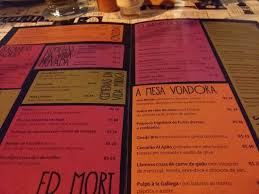 Verissimo bar, são paulo, brazil. Cardapio Picture Of Verissimo Sao Paulo Tripadvisor