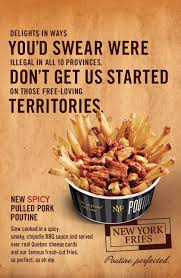 New York Fries Poutine Spicy Pulled Pork New York Fries Food