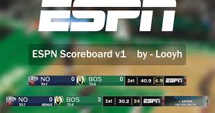 You have come to the espn africa edition, for other espn editions, click above. Shuajota Your Site For Nba 2k Mods Nba 2k18 Espn Scoreboard With 3d Logos By Looyh Released