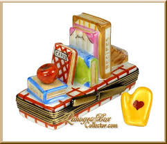 Cookbook Collection W Oven Mit Limoges Box Beauchamp Limoges Boxes Trinket Boxes Limoges