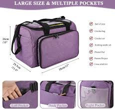 We did not find results for: Buy Coopay Crochet Tote Bag Knitting Bags Crochet Bags And Totes Organizer Large Knitting Project Bag For Carrying Skein Of Yarn Crochet Hooks Knitting Needles Diy Craft Tool Crocheting Supplies Online