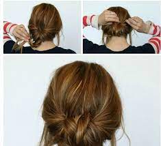2 Minute Low Braided Bun Hair Styles Easy Hairstyles Easy Bun Hairstyles