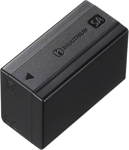 Sony NP-SA100 Batteria ad Alta Capacità – Ricarica Rapida USB-C, 17% di Energia in Più rispetto alla NP-FZ100, Compatibile con Sony Alpha 7R VI : Amazon.it: Elettronica
