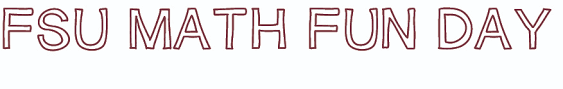 And it is written in symbols as: Fsu Math Fun Day
