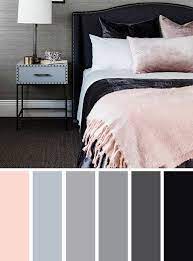 The Best Color Schemes For Your Bedroom Blush Grey And Black Bedroom Color Palette Color Co Bedroom Colour Palette Bedroom Color Schemes Best Color Schemes
