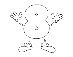 Each printable highlights a word that starts. Number 8 Coloring Page Coloringcrew Com