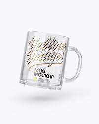 Glass Mug Mockup In Object Mockups On Yellow Images Object Mockups Mockup Free Psd Free Logo Mockup Psd Free Psd Mockups Templates