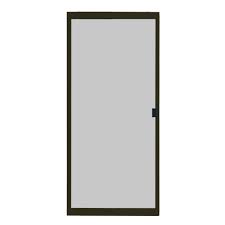 Unique Home Designs 36 In X 80 In Standard Bronze Metal Sliding Patio Screen Door Ispm200036brz The Ho Sliding Screen Doors Screen Door Unique House Design