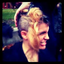 Half head shaved... ... For a cure.