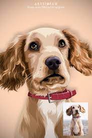 Draw My Dog Custom Pet Cartoon Bespoke Dog Digital Drawing Portrait Hand Drawn Pet Illustration Printable Pet Art Pet Digital Print Dog Pop Art Pet Illustration Dog Art