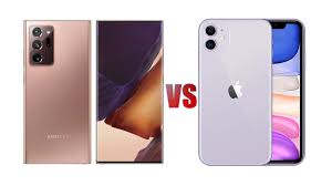Here we compared two flagship smartphones: Samsung Galaxy Note 20 Ultra 5g Vs Apple Iphone 11 Comparison