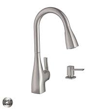 We did not find results for: Moen 87599srs Spot Resist Stainless Kiran Pullout Spray High Arc Kitchen Faucet With Reflex Technology And Soap Dispenser Faucetdirect Com