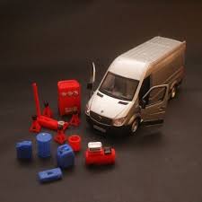 Mercedes Benz Sprinter Van Diecast Model 1 36 Diorama Garage Accessory 1 24 36 Mercedes Sprinter Sprinter Van Van Life
