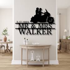 Last Name Motorcycle Metal Sign, Custom Motorbike Metal Sign, Personalized  Biker Sign, Couples Gift, Anniversary or Wedding Gift, Engagement