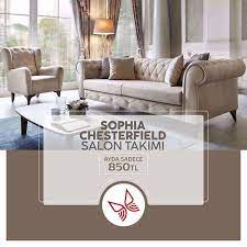 zarif tasarimiyla fark yaratan kadife kumasiyla da goz dolduran sophia chesterfield salon takimi 12 taksit ile ayda sadece 850 mobilya chesterfield yatak odasi