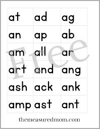 Learn new vocabulary @ eslphonicsworld with kindergarten beginning blend flashcards. Printable Letter Tiles For Building Words The Measured Mom