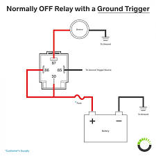 Relay coil terminals have no polarity unless the relay coil is protected by a diode (inside the relay) in which case the coil terminal wired to the diode's anode must be connected. 4 Pin Switch Wiring Diagram Diagram Base Website Wiring Diagram