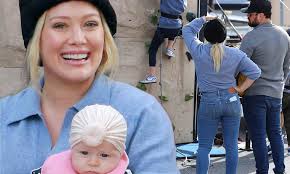 She has been active in entertainment industry since 1993 height is 1.57 meters. Hilary Duff Joins Her Ex Husband Mike Comrie For A Day Out With Their Son Luca Daily Mail Online