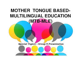 Record an audio or video file with your answers and send it. Mother Tongue Multilingual Education Mtb Mle