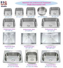 Hence it can suit a variety of uses. Stainless Steel Topmount Undermount Single Bowl Kitchen Sink Various Sizes Single Bowl Kitchen Sink Kitchen Sink Stainless Steel Kitchen Sink Undermount