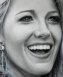 Blake Lively Drawing Fine Art Print