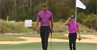 He's asking me the right questions, tiger shared with golftv. Tiger Woods 11 Year Old Son Steals The Show At Pnc Championship