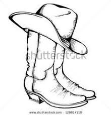 Cowboy Hat And Boots Drawing Drawing Ideas Collection How to draw a cowboy. cowboy hat and boots drawing drawing