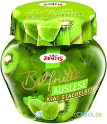 Mit etwa 60 gramm enthält jedes von ihnen ca. Zentis Belfrutta Auslese Kiwi Stachelbeere Mit 50 Fruchtgehalt Nutri Score Kalorien Angebote Preise