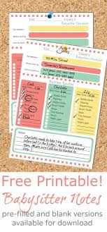 The Only Babysitter Checklist You Ll Ever Need Melissa Fitzhugh Clutter Coach Babysitter Checklist Babysitting Kit Babysitter