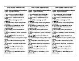 Oraciones Comparativas Short Texts Sentences Classroom Walls