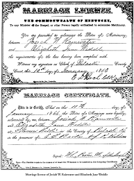 County farm road, wheaton, il 60187 and present proof of age and proper identification and a license fee of $35.00. Rainwater Marriage Records