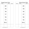 An optional rule, is that the players must start and end the scoring with a. 1