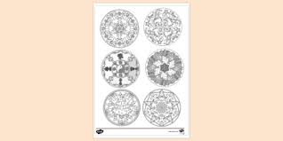 The buddha is always depicted with this third eye. Mandala Colouring Page Colouring Sheets Teacher Made